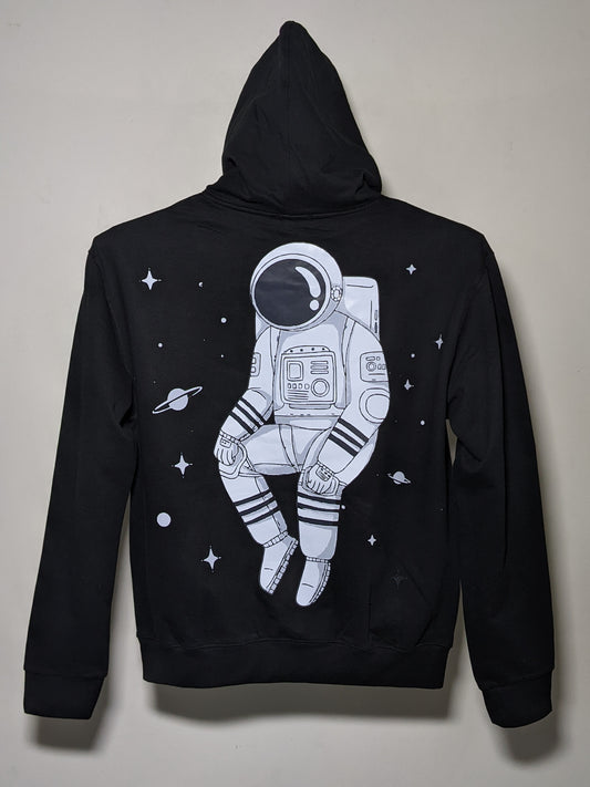 Astronaut Space Black Hoodie